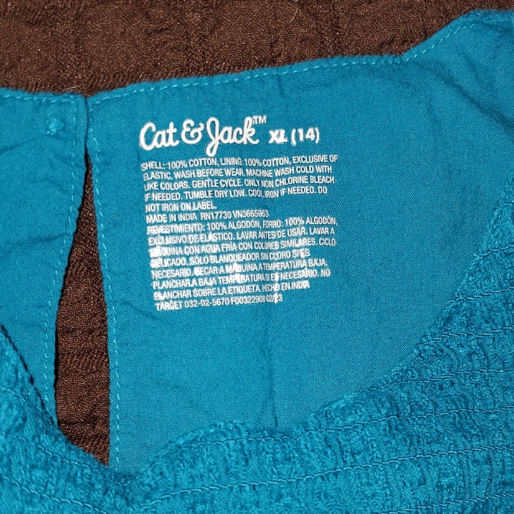 Cat & Jack Turquoise Blouse